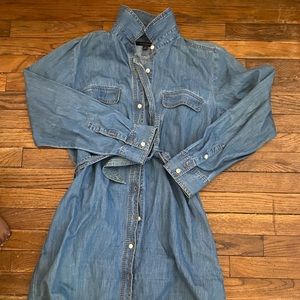 Banana Republic wrap jeans dress